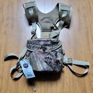 Alaska Guide Creations Classic MAX Binocular Harness. Mossy Oak Pattern.
